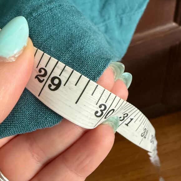 Teal Women's Blouse - Picture 7 of 7